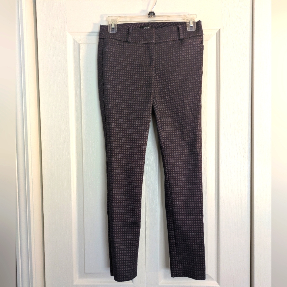 LOFT Plum Slacks Sz XSP